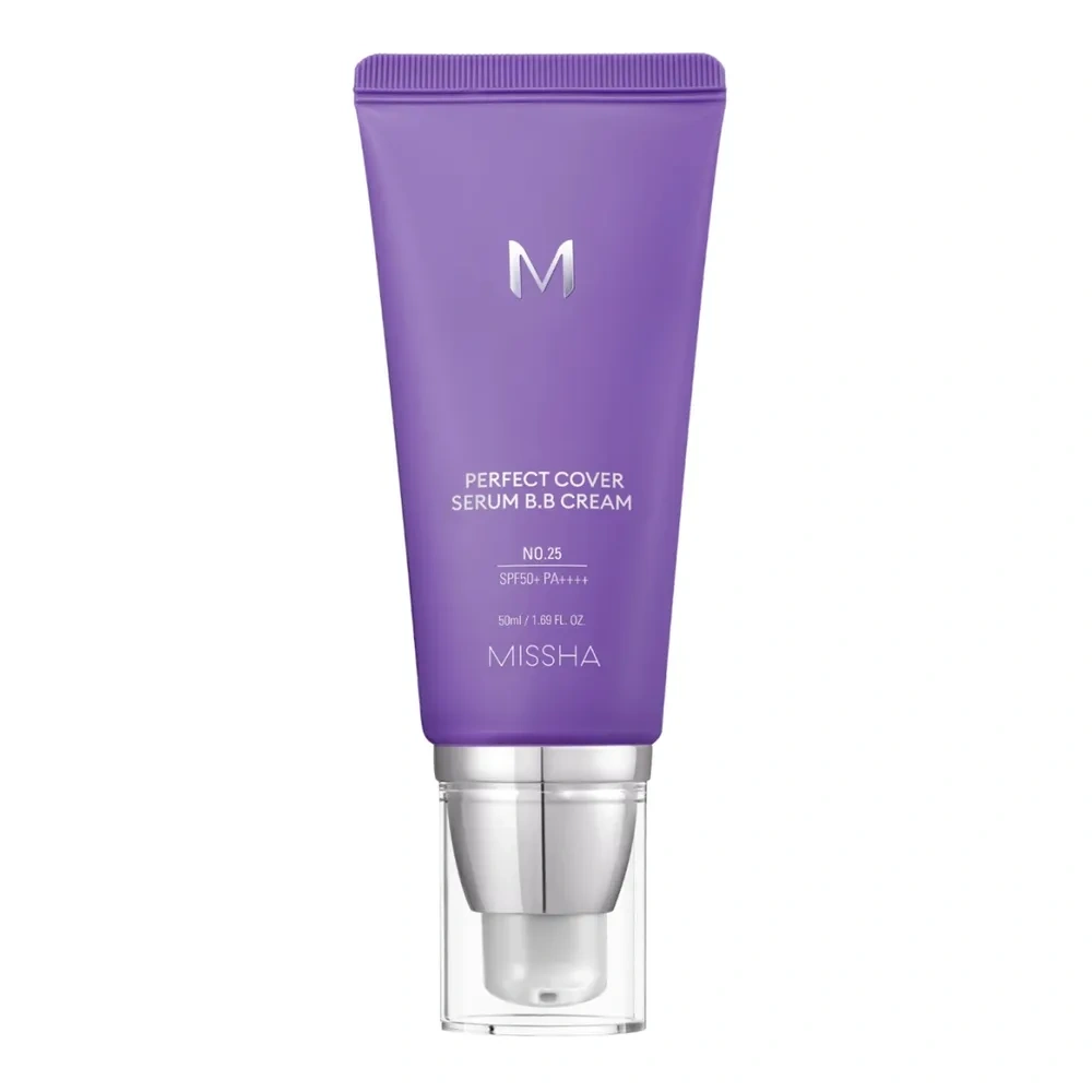 Missha M Perfect Cover Serum BB Cream SPF50+ PA++++ krem BB z serum 25 Warm Beige 50 ml