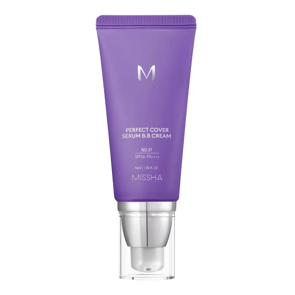 Missha M Perfect Cover Serum BB Cream SPF50+ PA++++ krem BB z serum 27 Honey Beige 50 ml