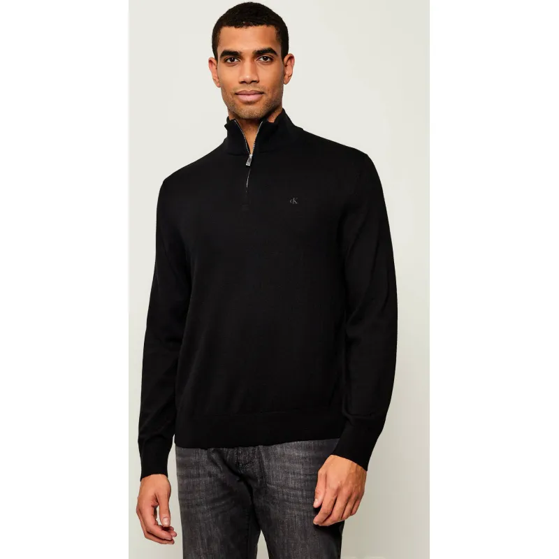 Calvin Klein Wełniany golf Regular Fit