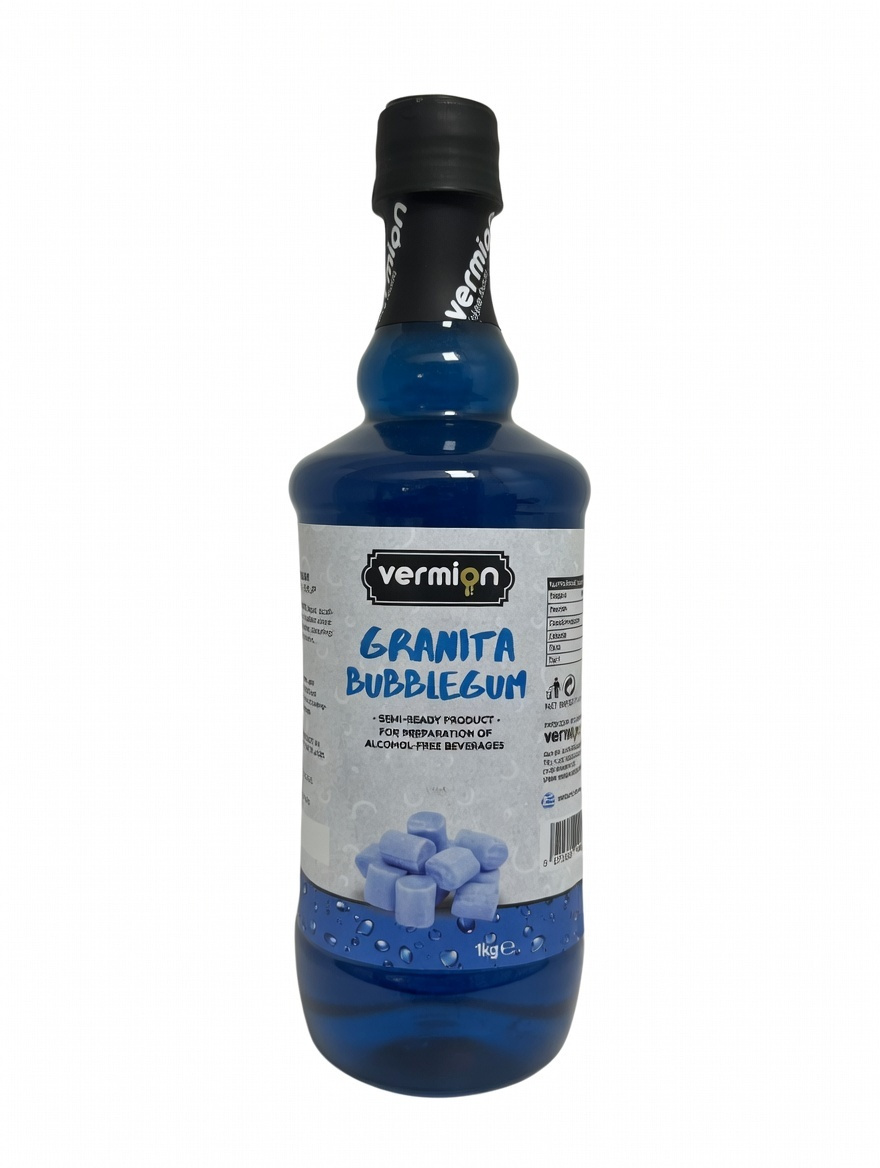 Granita Guma Balonowa syrop - Vermion Deluxe Food Slush Bubble Gum