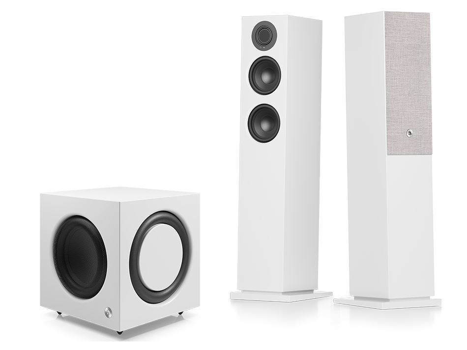 Audio Pro A48 W (biały) + SW-10 (biały)