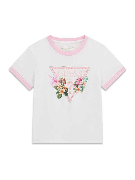 Guess Kids Tank top 181926 Biały Classic Fit