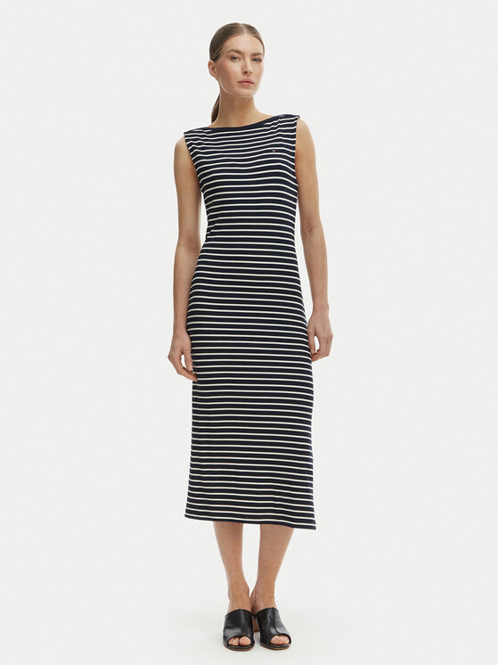 Tommy Hilfiger Sukienka codzienna WW0WW49311 Granatowy Slim Fit