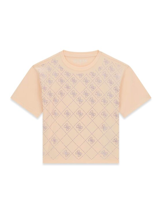 Guess Kids Tank top 181924 Beżowy Classic Fit