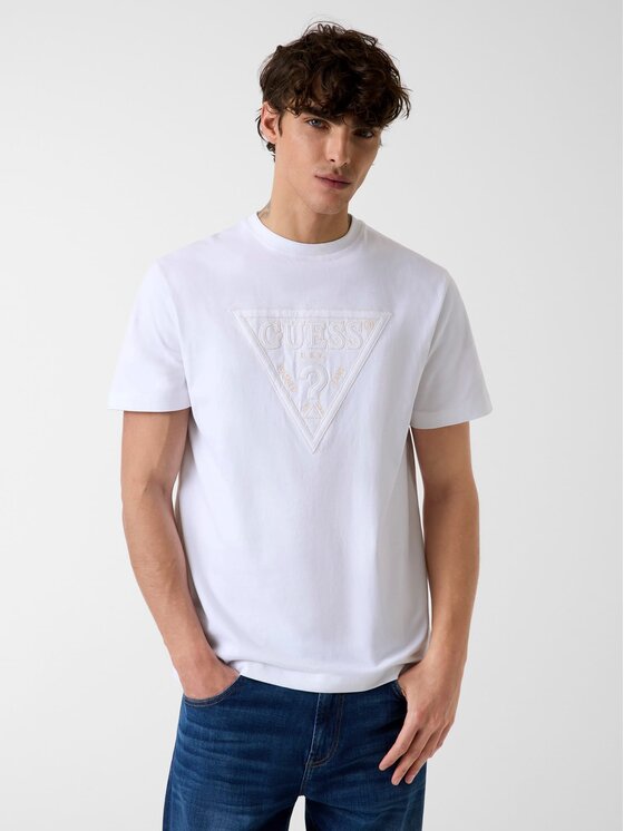 Guess T-Shirt 181622 Biały Classic Fit