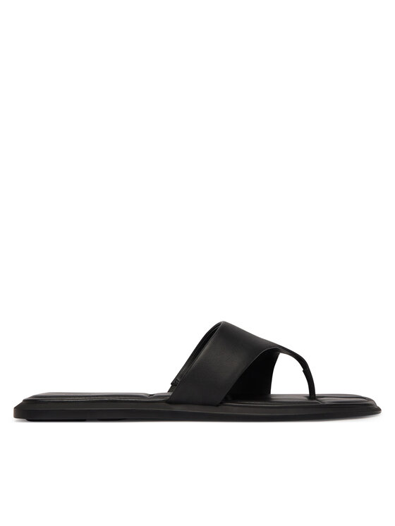 Calvin Klein Japonki Leather Toe Post Sandals HW0HW02866 Czarny