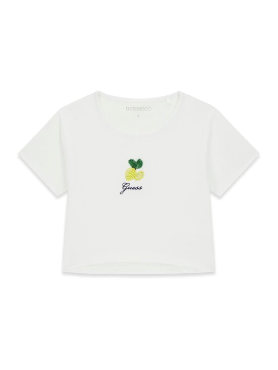 Guess Kids Tank top 182151 Biały Classic Fit