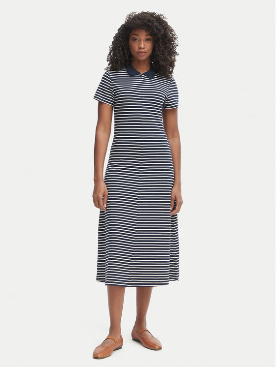 Tommy Hilfiger Sukienka codzienna WW0WW48745 Granatowy Regular Fit