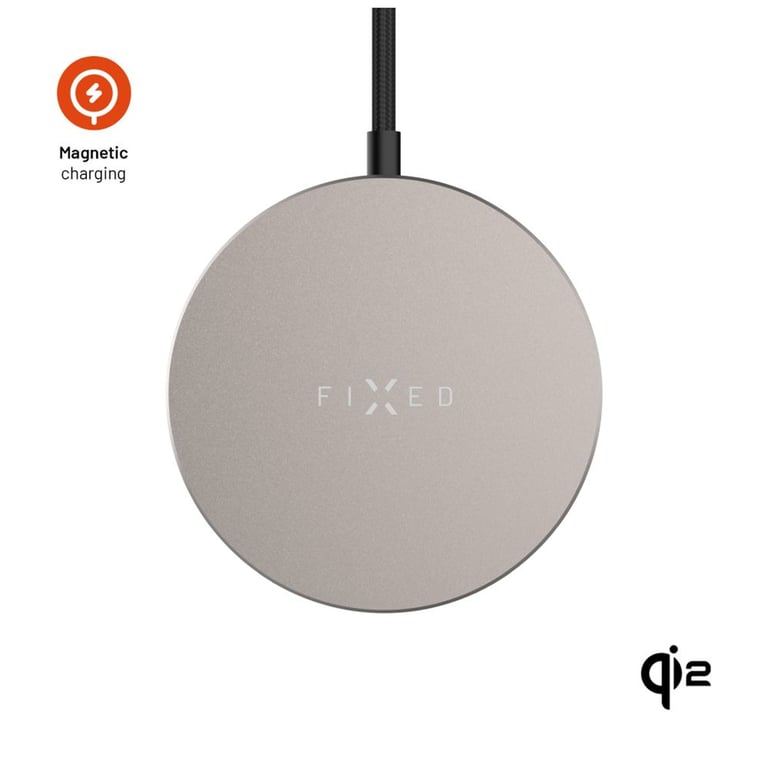 FIXED FIXMPADS-TI ładowarka do urządzeń przenośnych Smartfon Tytan USB Bezprzewodowe ładowanie Szybkie ładowanie Wewnętrzna