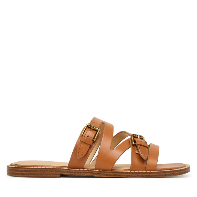 Klapki Guess FLJGRY LEA03 Brązowy jasny