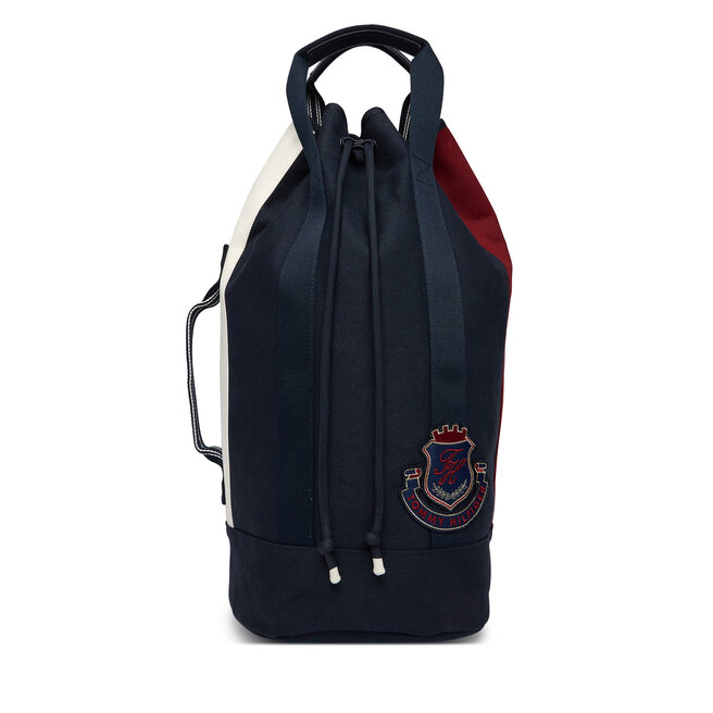 Plecak Tommy Hilfiger Hertiage Logo Patch Crossbody Sling Bag AM0AM14264 Granatowy