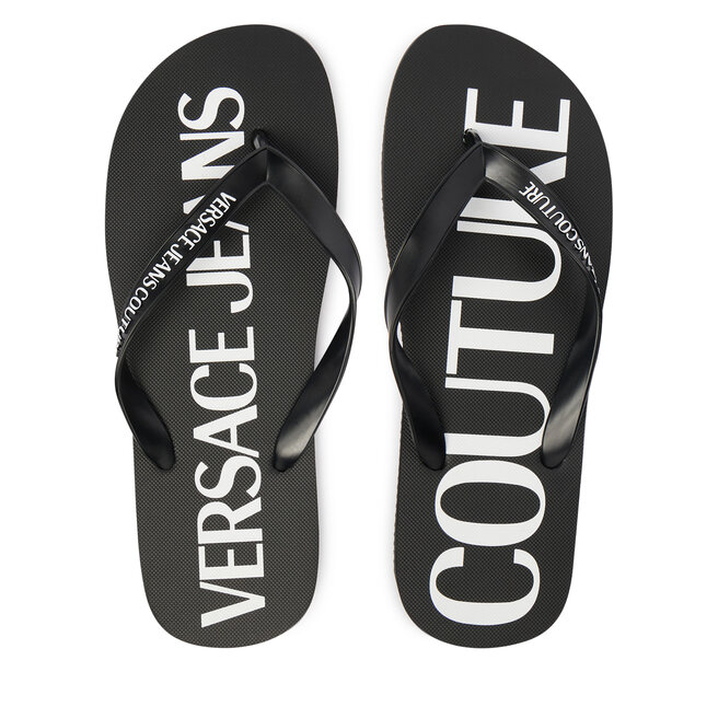 Japonki Versace Jeans Couture 80YA3SQ7 ZSS81 Czarny