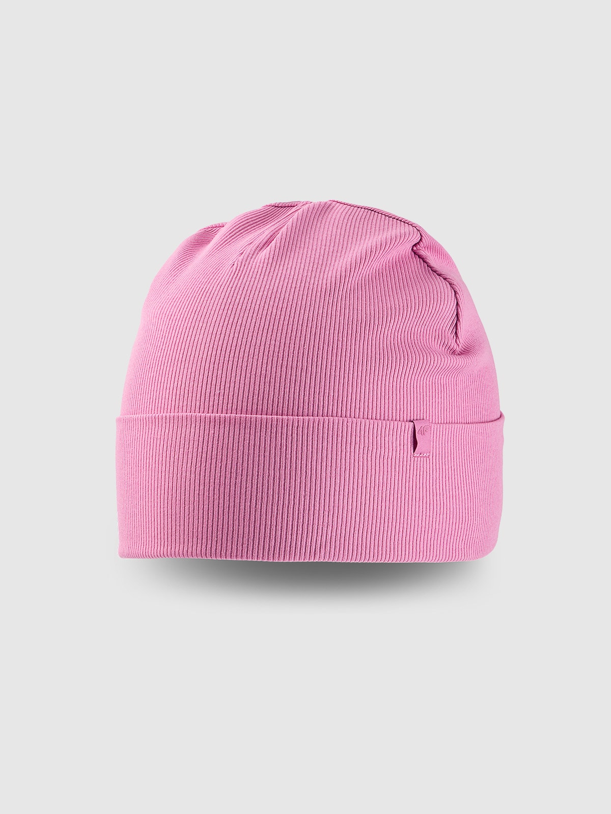 4F Czapka beanie dziecięca - różowa Uniwersalny