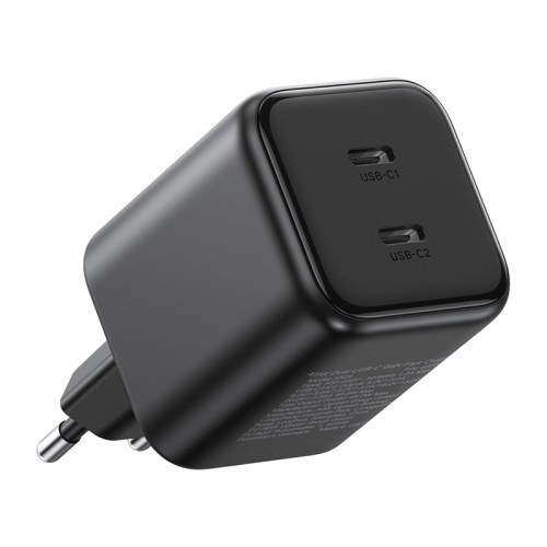 Ładowarka sieciowa UGREEN X526 45W GaN 2xUSB-C (czarna)