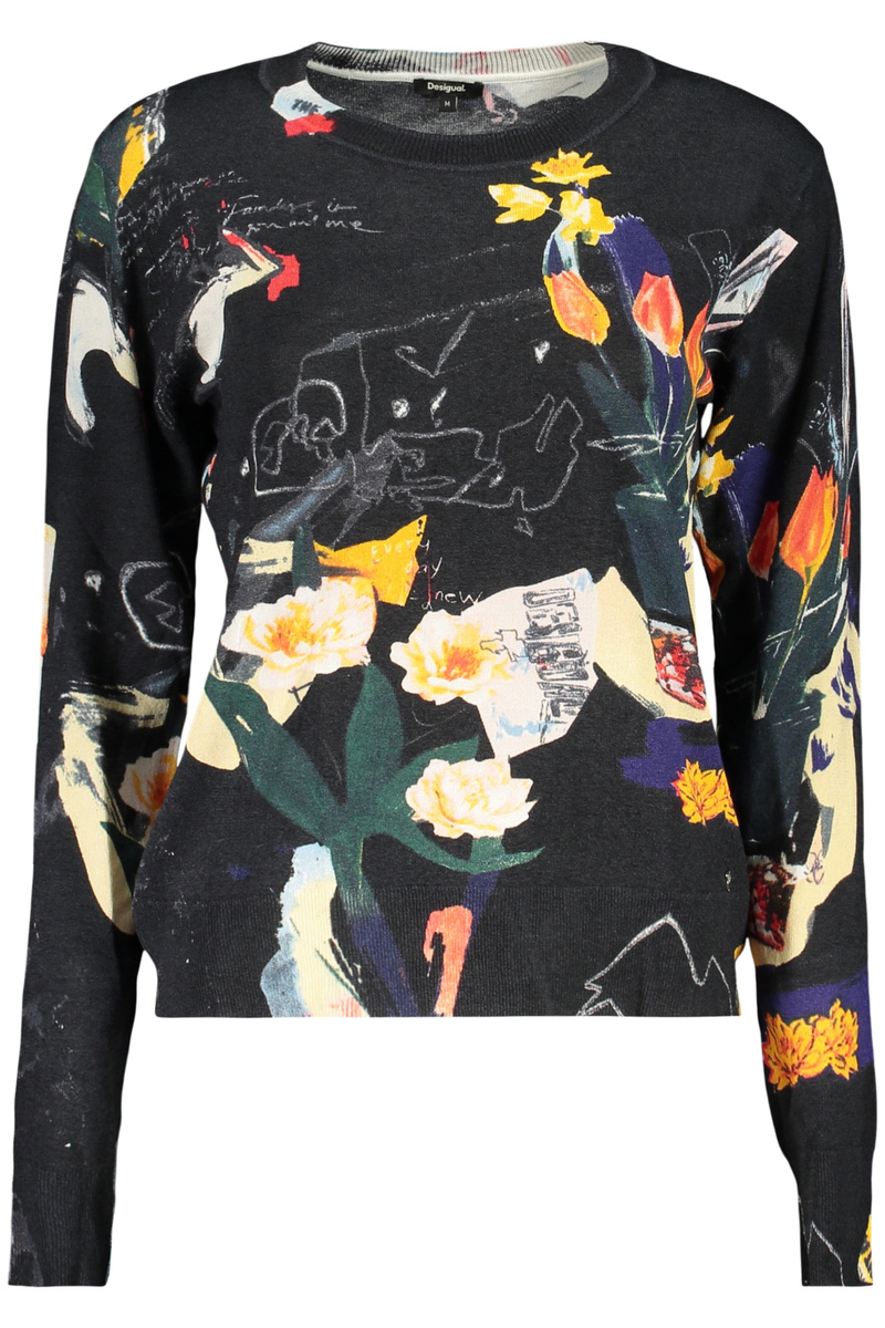 Czarny sweter damski Desigual