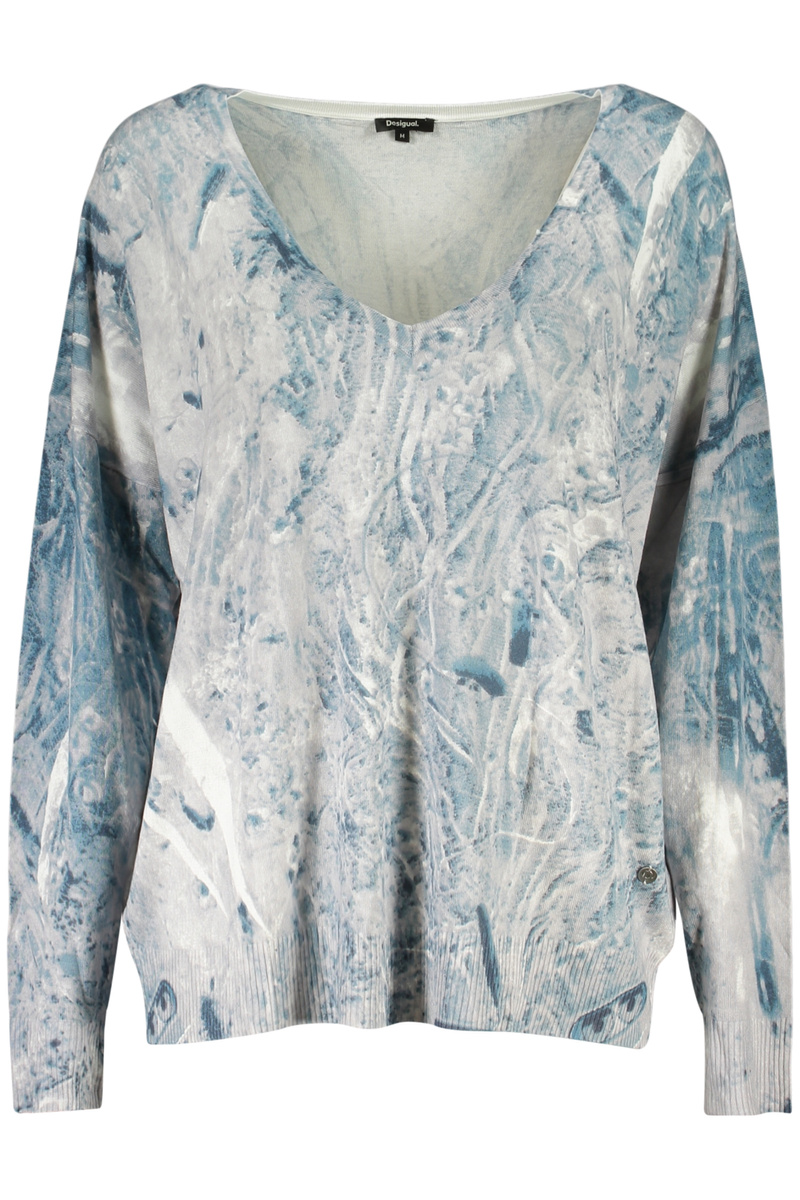 NIEBIESKI SWETER DAMSKI DESIGUAL