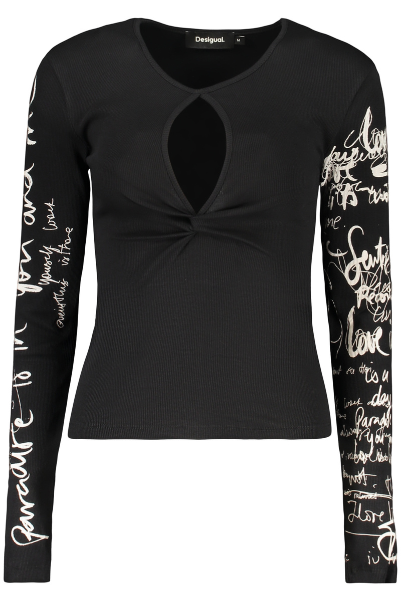 Czarny sweter damski Desigual