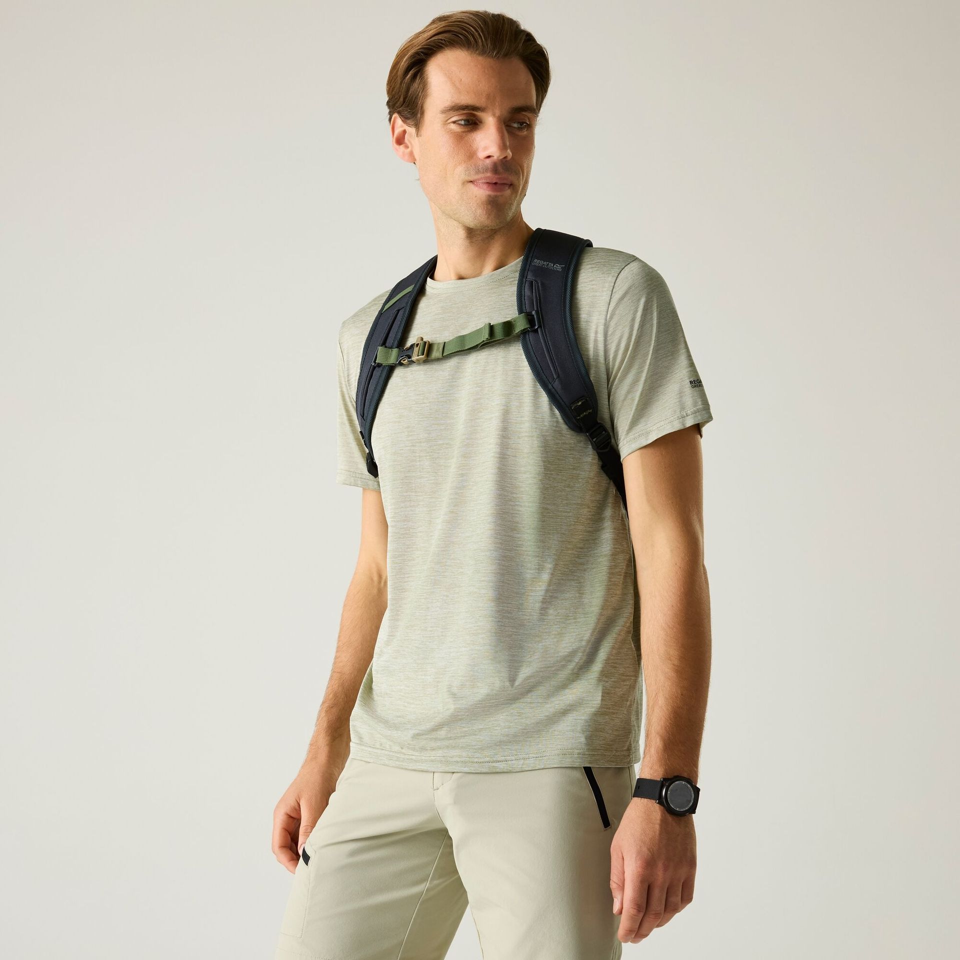 Regatta Koszulka męska Fingal Edition Zielony, Rozmiar: L