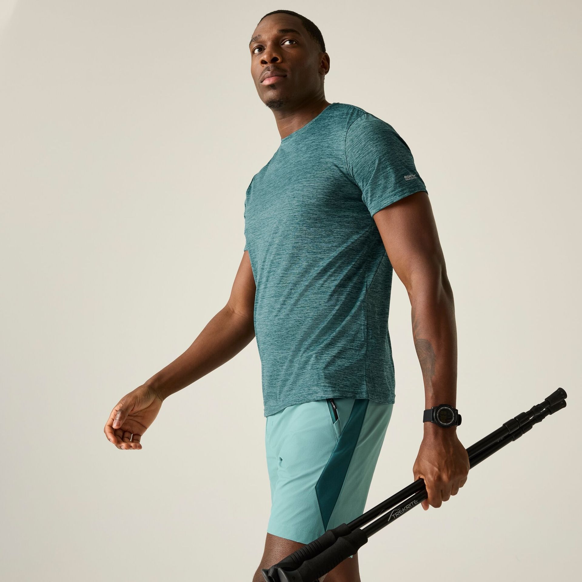 Regatta Koszulka męska Fingal Edition Zielony, Rozmiar: 2XL