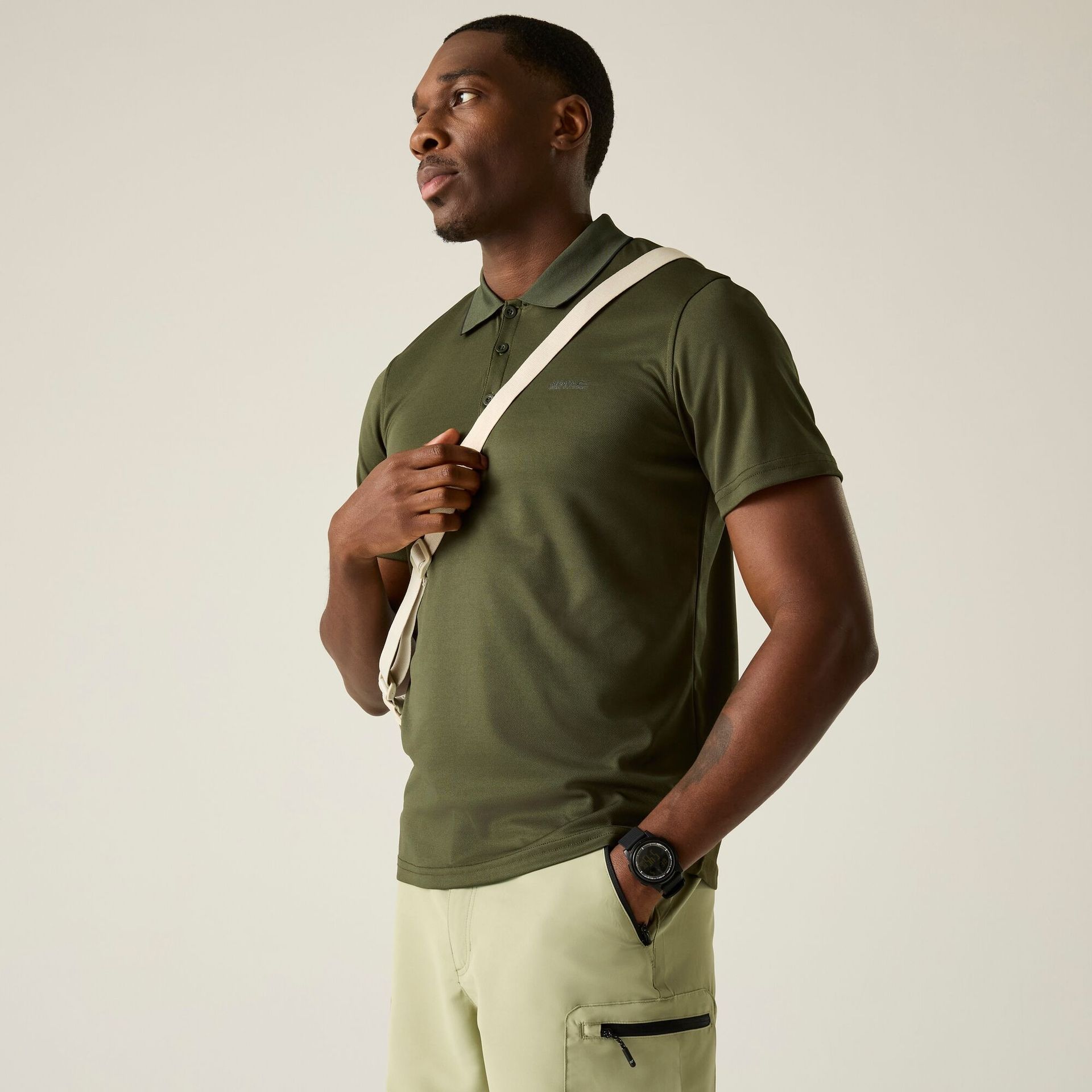 Regatta Koszulka męska polo Maverik V Zielony, Rozmiar: L