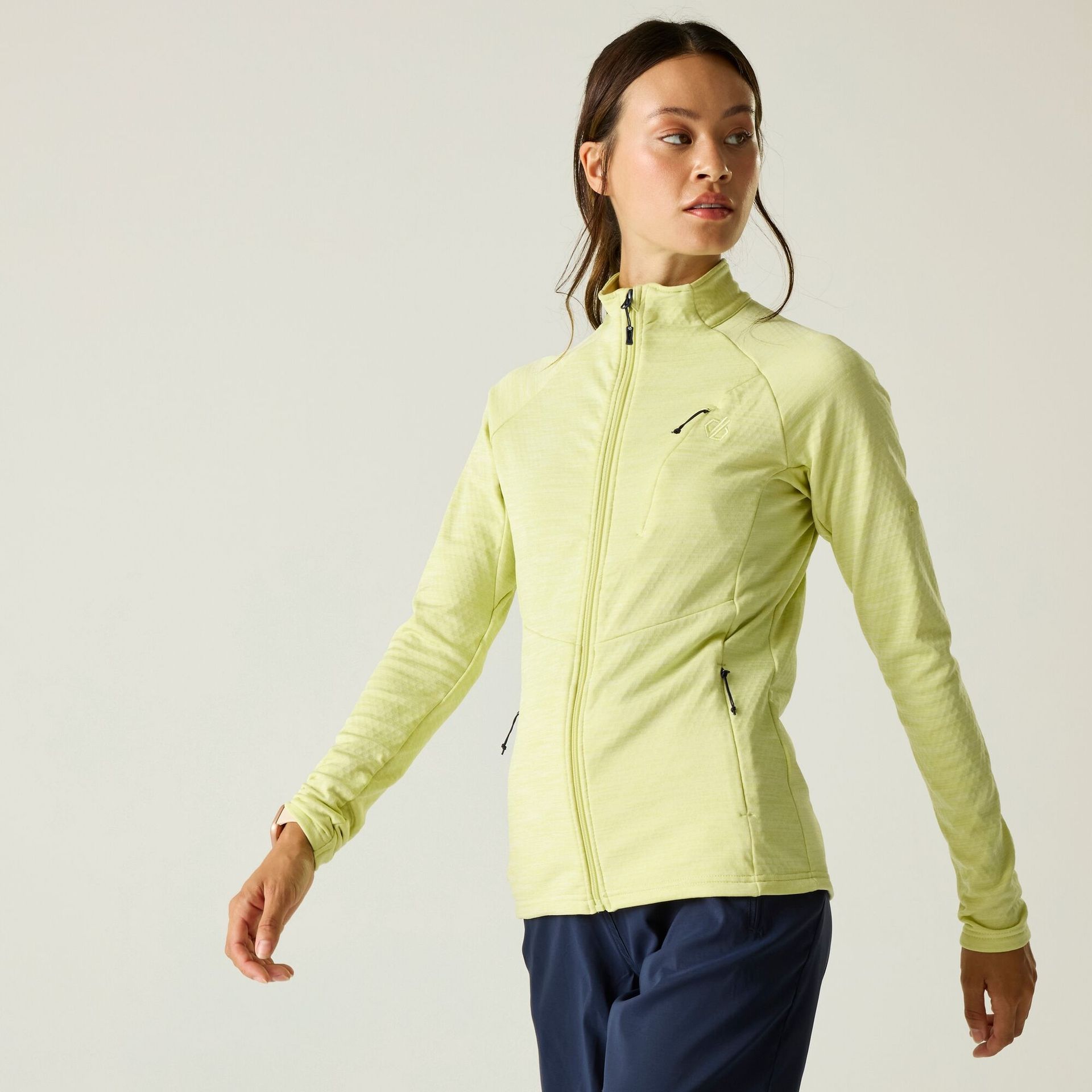 Dare 2b Bluza damska rozpinana Emerging III Żółty, Rozmiar: 38