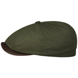 Kaszkiet Hatteras Waxed Cotton Linen by Stetson, oliwkowy, XXL (62-63 cm)
