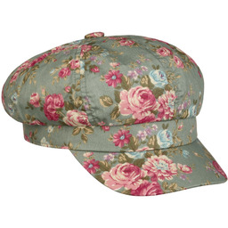 Czapka Kaszkiet Romantic Roses by Lipodo, zielony, M (57-58 cm)