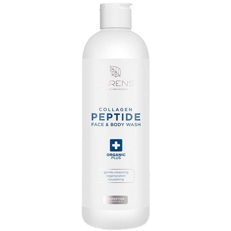 Larens Collagen Peptide, żel do mycia twarzy i ciała, 210 ml
