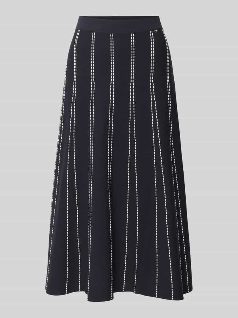 Spódnica dzianinowa z mieszanki wiskozy z elastycznym pasem