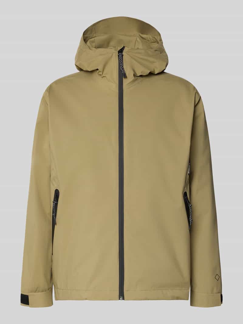 Kurtka z kapturem i kieszenie zapinane na zamek błyskawiczny model 'CYCLONE'