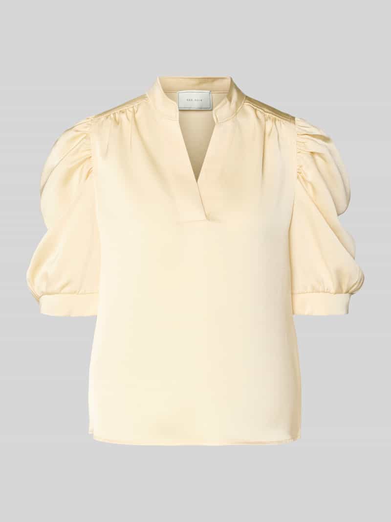 Bluzka z długim rękawem z bufiastymi rękawami model 'Roella'