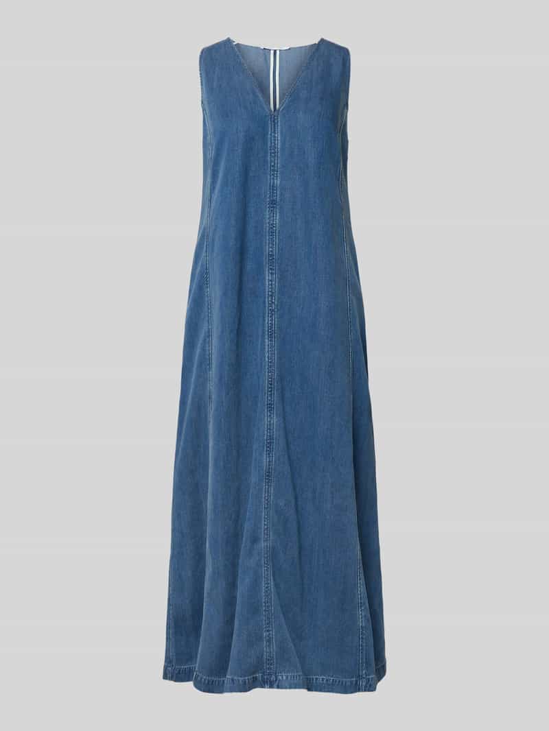 Sukienka jeansowa z dekoltem w serek model 'SASKYLAR'