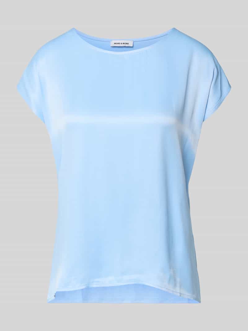 t-shirt z mieszanka wiskozy z krótkie rękawy