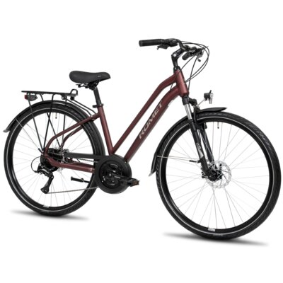 Rower trekkingowy ROMET Gazela 2.1 A D19 28 cali damski Bordowy