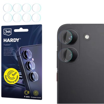 Szkło hybrydowe na obiektyw 3MK Hardy Fusion Lens Protection do Xiaomi Poco X8 Pro