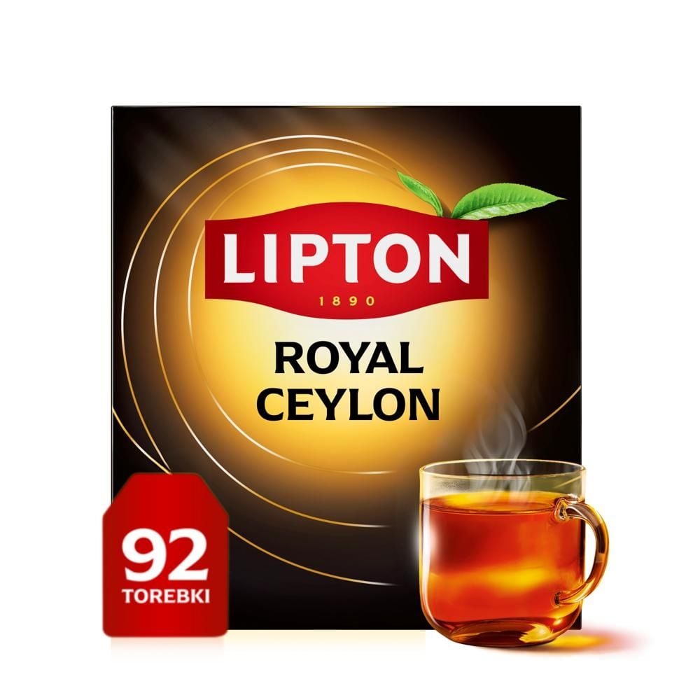 Lipton Royal Ceylon Herbata czarna 92 sztuki