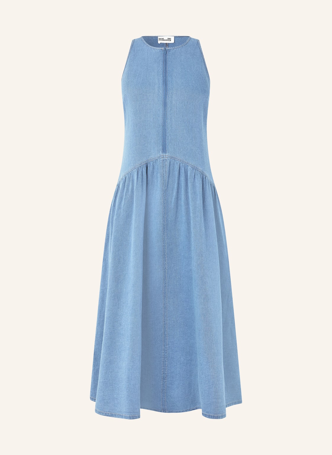 Baum Und Pferdgarten Sukienka Almina W Stylu Jeansowym blau