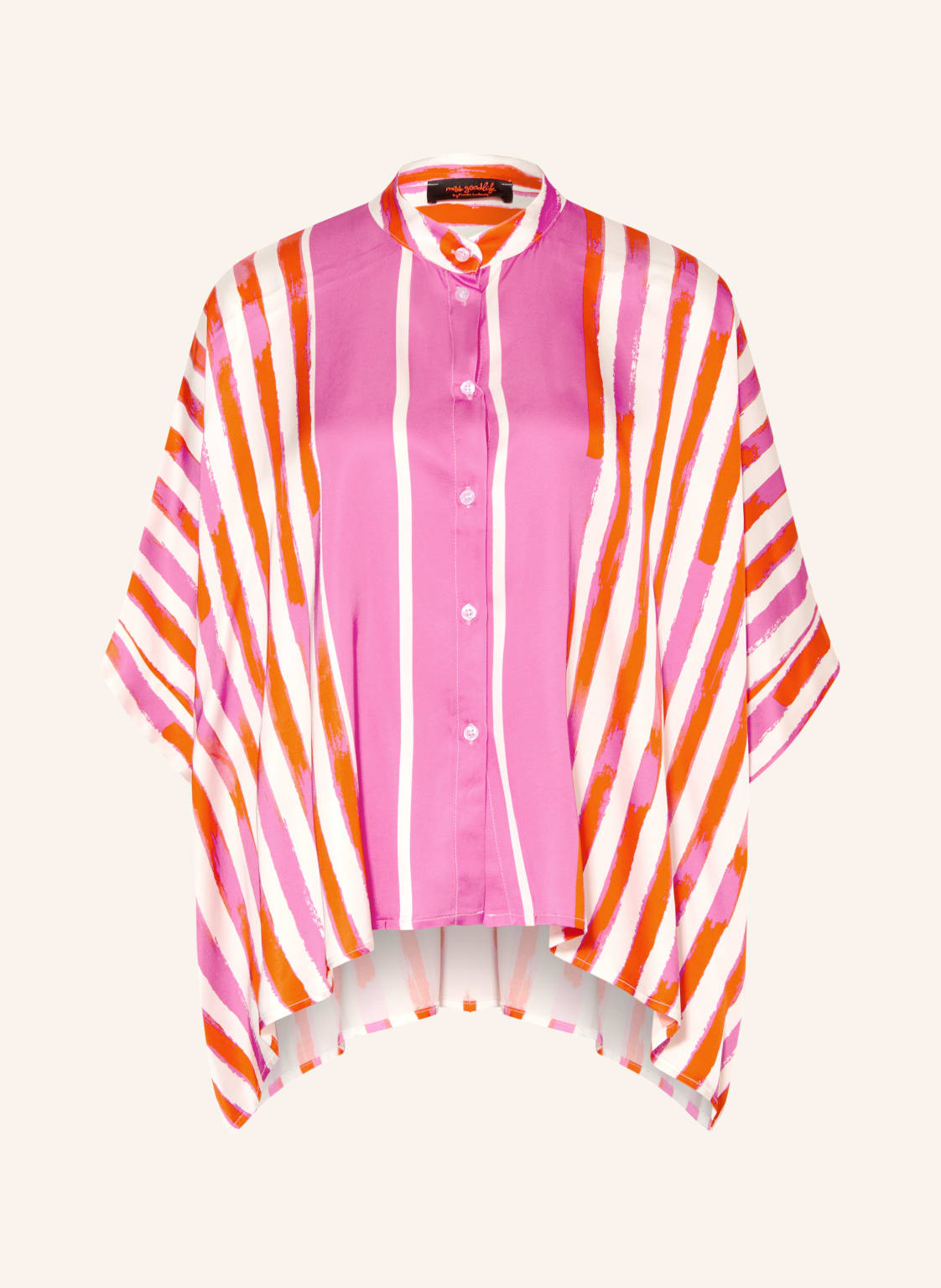 Miss Goodlife Satynowa Bluzka pink