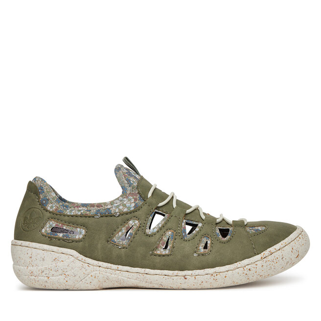 Półbuty Rieker 54551-52 Zielony