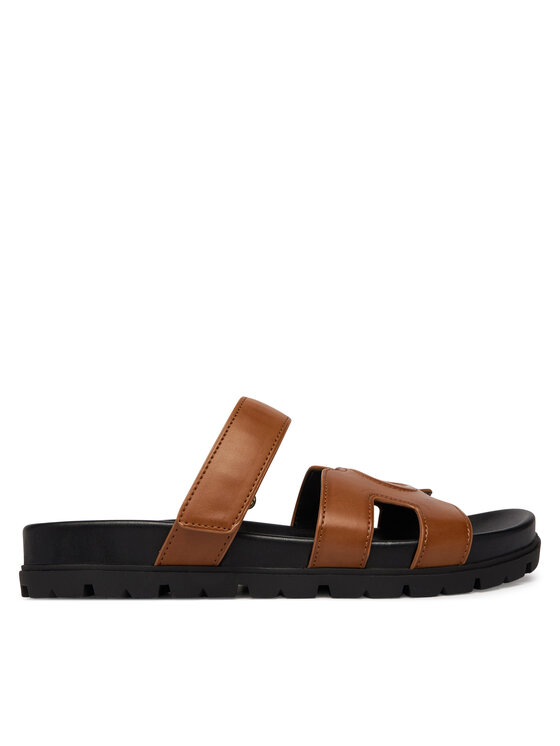 Guess Klapki FLJFAS ELE03 Brązowy jasny