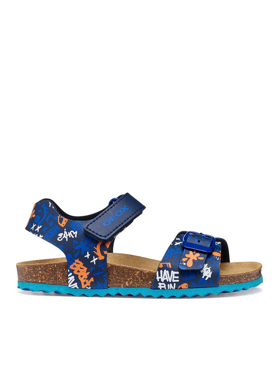 Geox Sandały J Ghita Boy J028LB 06A54 C0693 D Granatowy