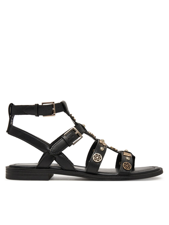 Guess Sandały FLJYZZ PEL03 Czarny