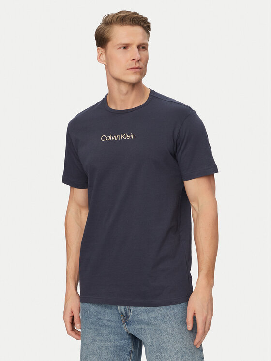 Calvin Klein Underwear T-Shirt 000NM2748E Granatowy Regular Fit