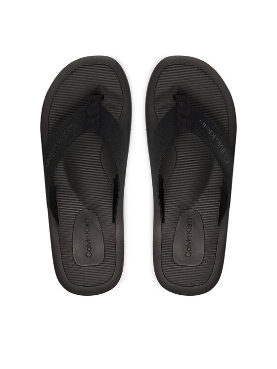 Calvin Klein Japonki Logo Webbing Strap HM0HM02106 Czarny