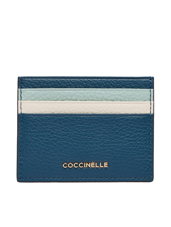 Coccinelle Etui na karty kredytowe M10 Metallic Tri Color E2 M10 12 95 01 Niebieski