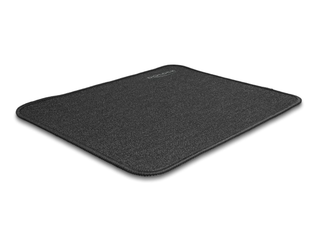 DeLOCK Podkładka pod mysz brokatowo-czarna 300 x 245 mm