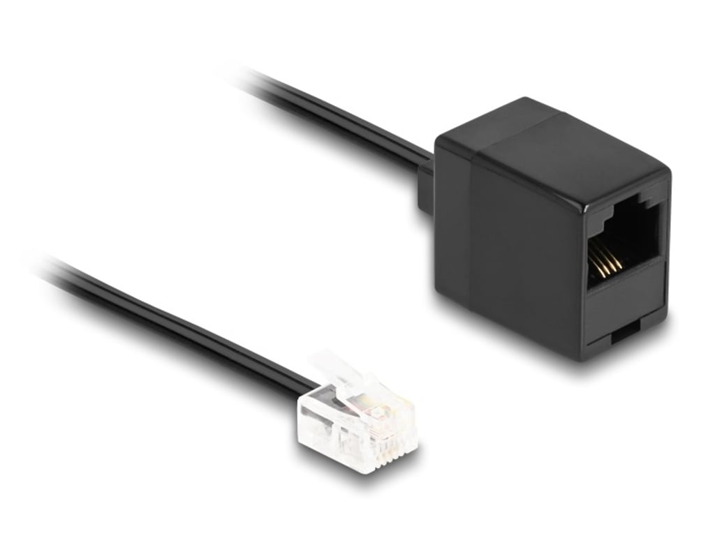 DeLOCK Kabel telefoniczny RJ11 męski na RJ45 żeński czarny 3 m 88094