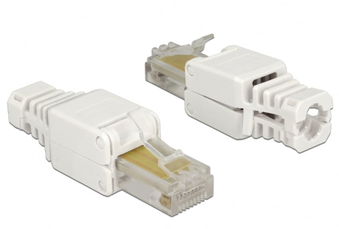 DeLOCK 86415 wtyczka RJ-45 Biały