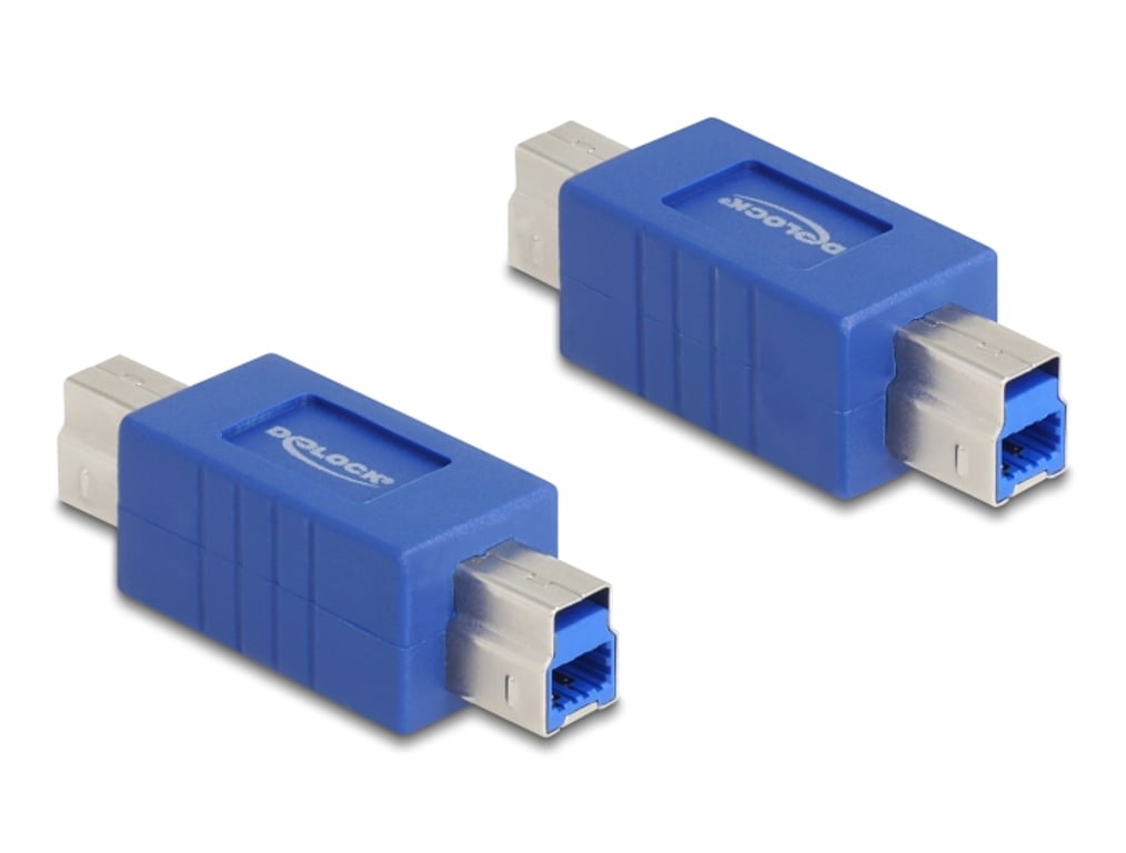 DeLOCK 67227 przejściówka do kabli USB Type-B Niebieski