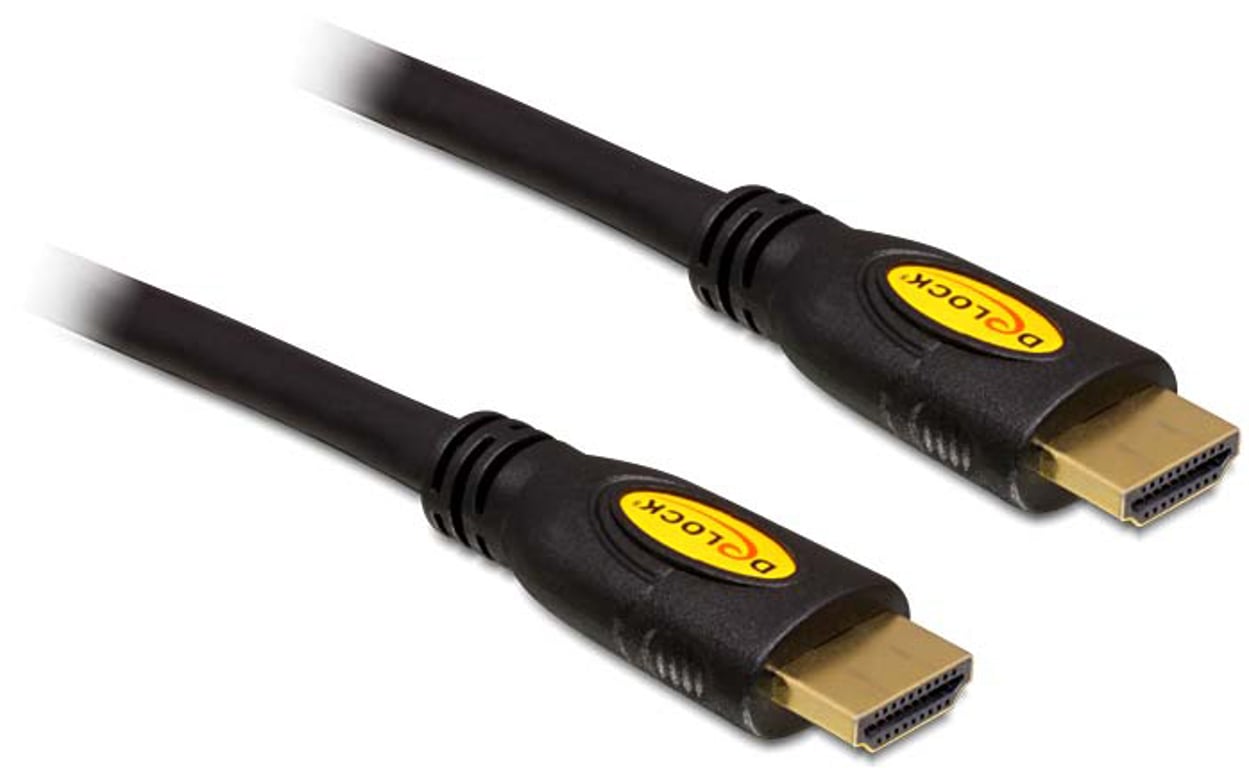 DeLOCK 83737 kabel HDMI 0,5 m HDMI Typu A (Standard) Czarny